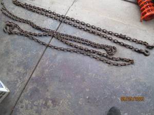 lot 229 image: Set of 3 Heavy duty 10 foot loggin...