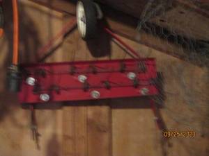 lot 252 image: Small pull-along single wheel lawn ...