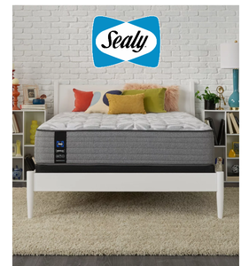 lot 13 image: Brand New Sealy Posturepedic Silver Pine 14 Medium Firm Euro Top Queen Mattress