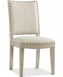 lot 40 image: Macys Parker Upholstered Side Chair