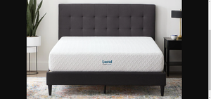 lot 4 image: Lucid Mattress Comfort Collection  10 Queen Firm Gel Memory Foam Mattress