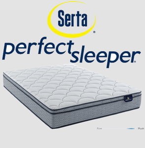 lot 3 image: Serta Perfect Sleeper Charlotte 11.5 Medium Plush Euro Top Queen Mattress