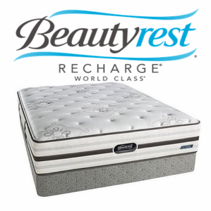 lot 5 image: Beautyrest Recharge Vanderbilt Series Luxury Firm Queen Mattress