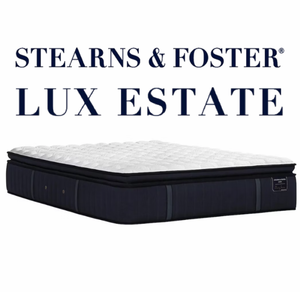 lot 9 image: Stearns & Foster Lux Estate Collection Plush 14.5 Pillowtop King Mattress