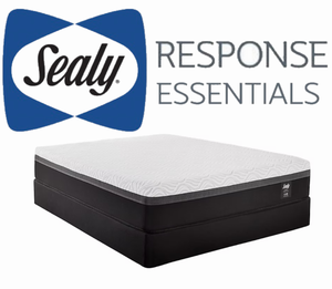 lot 13 image: Brand New Sealy Essentials Trust II Firm 12 Hybrid Queen Mattress