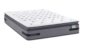lot 4 image: Sealy Posturepedic Plus 14 Plush Pillowtop Queen Mattress