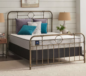 lot 12 image: Sealy Essentials Series Osage 10 Firm Twin XL Mattress with 9 Twin XL Box Spring