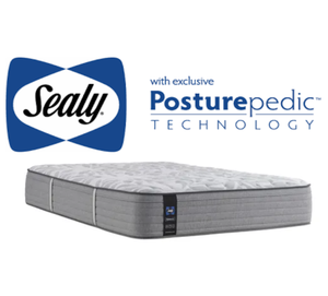 lot 13 image: Sealy Posturepedic Silver Pine Series 13 Firm Full Euro Top Mattress