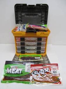lot 28 image: Excellent Well-Organized FULL Fishing Tackle Box wLures - Walleye & Panfish