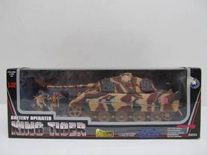 lot 51 image: New in Box Diecast Battery Operated KING TIGER Tank