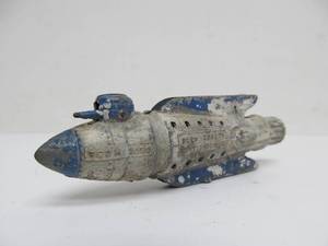 lot 61 image: Original 1930s Cast Iron BUCK ROGERS Battlecruiser Toy