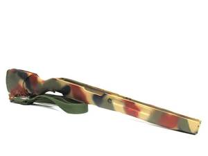 lot 64 image: Composite Military Vietnam Rifle Stock wMRT 2-62 Leather Cheek Rest 