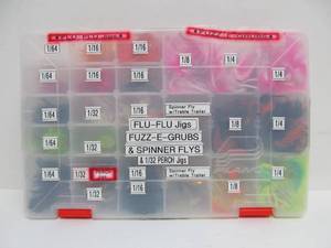 lot 71 image: Fantastic Flat Tackle Box FULL of Brand New Fishing Lures
