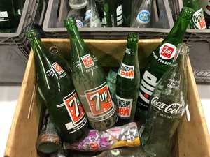 lot 146 image: Large Lot of Vintage Soda Bottles