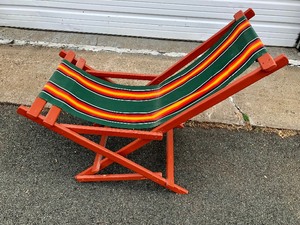 lot 161 image: NOS Unused Folding Camp Chair