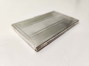 lot 181 image: Vintage Sterling Silver Business Card Case
