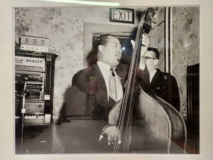 lot 182 image: Large Framed Vintage Jazz Photo Print