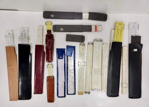 lot 197 image: LARGE Lot of Vintage Slide Rules