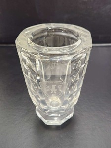 lot 218 image: Signed Vintage 1950s ORREFORS Crystal Vase