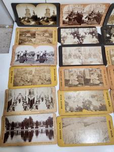lot 223 image: Lot of Antique Stereoview Cards