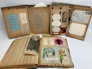 lot 196 image: Lot of 3 1920s-30s Scrapbooks 