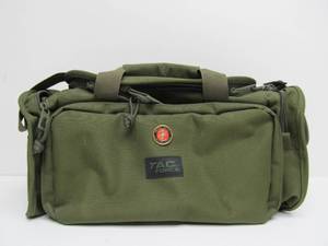 lot 122 image: Unused TAC FORCE Tactical Bag wMarine Corps Insignia & Patches