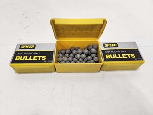 lot 247 image: 3 Boxes of SPEER Round Ball Bullets