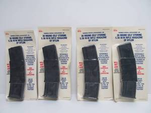lot 117 image: Lot of 4 Brand New Thermold Design 30 Round Self-Storing Rifle Magazines 