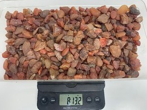 lot 96 image: Large Lot of AmberGarnet Stones 
