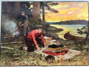 lot 317 image: Fantastic Large Original 1926 PHILIP R. GOODWIN Advertising Calendar