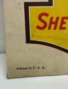 lot 318 image: Original 1930s Sherwin Williams Cover the World WET Paint Sign