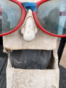 lot 338 image: Awesome Vintage 80s MACK THE KNIFE McDonalds Mascot Head