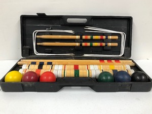 lot 344 image: SPALDING Portable Croquet Set