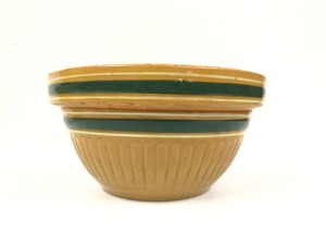 lot 359 image: 2 Vintage Stoneware Mixing Bowls