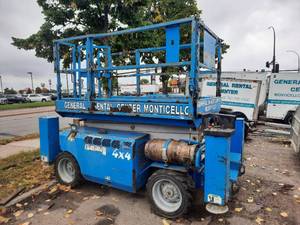 lot 3 image: 2008 Genie GS-3268 Scissor Lift 3044 Hours