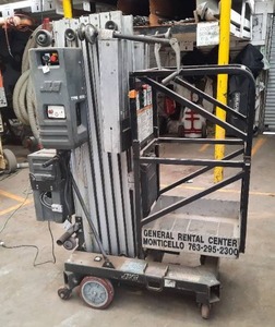 lot 6 image: JLG Vertical Mast Push Around Lift Model 30AM