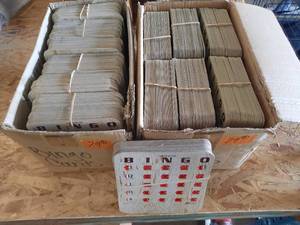 lot 79 image: (500) Bingo Slot Cards.