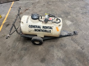 lot 16 image: 25 Gallon Tow-Behind Sprayer