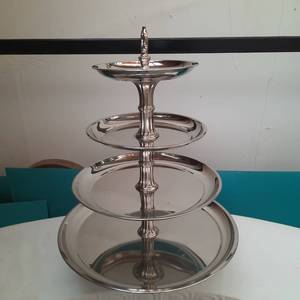 lot 58A image: Four-tier Stainless Stand