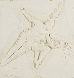lot 28 image: Bill Mack La Pari 1 Bonded Sand Relief Sculpture