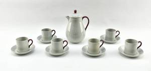 lot 259 image: Wedgewood Windsor Grey Coffee or Tea Set