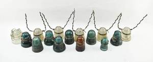 lot 429 image: Box of Assorted Glass & Ceramic Insulators