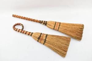 lot 407 image: 2 Hearth Hand Brooms