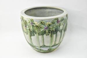 lot 244 image: Roseville Pottery VistaForest Blue Jardiniere