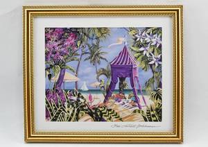 lot 411 image: Fantasy Island Lithograph by Sharie Hatchett Bohlmann