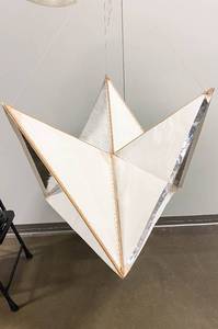 lot 55 image: Reflective Hanging Folding Foil Kite or Radar Reflector