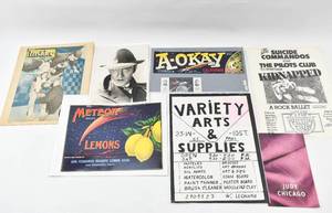 lot 431 image: Assortment of Posters, Photographs, and Ephemera