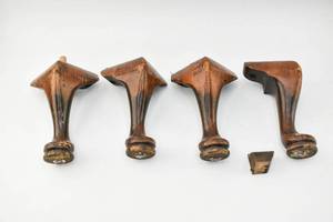 lot 310 image: Vintage Furniture Wooden Feet