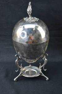 lot 82 image: Vintage Silver Plated Egg Coddler