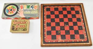 lot 399 image: Vintage Game Board and Games
